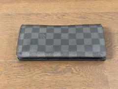 LOUIS VUITTON ルイ ヴィトン 長財布 ダミエ ブラック used品