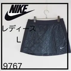 ★美品★Nike 　ゴルフ　レディース L キルティングスカート　ナイロン