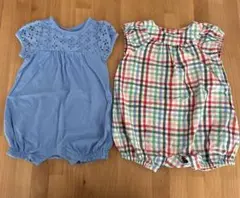 babyGAP ロンパース　2枚セット　半袖　※0-3m、6-12m