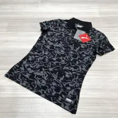 ☆新品未使用☆PUMA レディース　半袖ポロシャツ　S 総柄