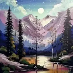 ダイヤモンドアートキット 未使用品 20×30 ラウンド　風景 【452】