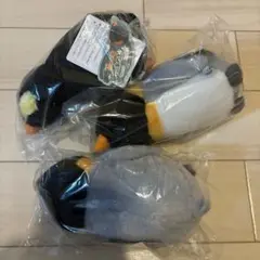 新品⭐︎ペンギン　くったり寝そべりぬいぐるみ×3