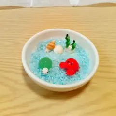ミニチュアガラス細工　カニさんとカメさんセット