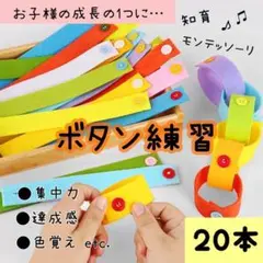 【SALE】 ボタン付け 練習 色覚え 集中力 指先遊び　知育 モンテッソーリ