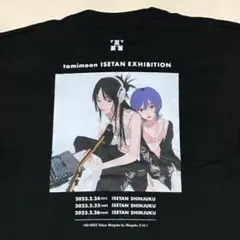 黒 XLサイズ　tamimoon x 伊勢丹 Tシャツ 　未開封 タミムーン