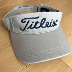 美品！タイトリスト　サンバイザー　ベージュ