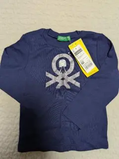 ベネトン Benetton ネイビー 長袖カットソー 12-18ヶ月