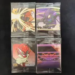 【未開封品】 新世紀エヴァンゲリオン シールウエハース 4種セット