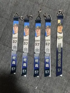 オリックス・バファローズ ボンフィン 5点セット 山田修義