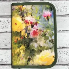 300円引き❣️黄色の薔薇の森❣️クッションマルチケース