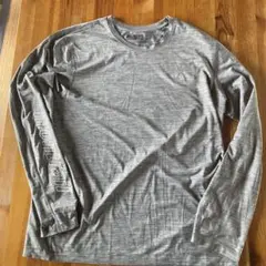 Columbia montrail長袖グレー速乾Tシャツ