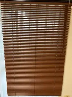 【未使用】PVC 木目ブラインド 幅88cm×高さ138cm