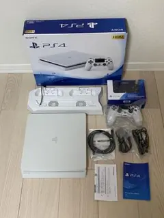 PS4 本体 ホワイト DUALSHOCK 4 2個付き