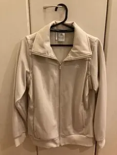 adidas ベージュ ジップアップジャケット S