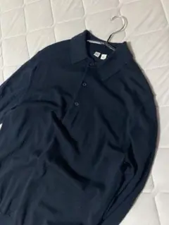 UNIQLO U エクストラファインメリノウールニットポロシャツ Mサイズ