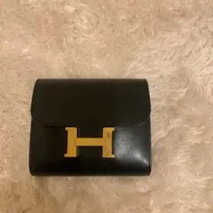 helmes エルメス コンスタンス コンパクト ボックスカーフ ゴールド金具
