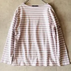 美品 T3 パープル Saint James バスクシャツ ウェッソン ボーダー