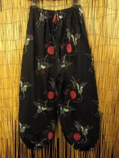 【ＳＡＬＥ】⑭新品＊男女兼用＊コットン＊和風プリント＊ふんわり＊アラジンパンツ