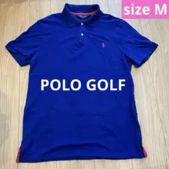 【美品】Polo Golf Ralph Lauren ポロシャツ M ブルー