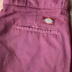 Dickies バーガンディ ワークパンツ