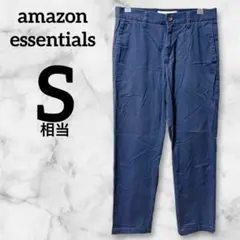 アマゾン　エッセンシャルズ　メンズ　チノパン【S】ネイビー　細身　海外古着