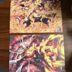 ルフィ エース アートプリントセット