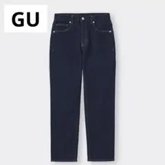 【美品】GU ジーユー/スリムテーパードアンクルジーンズ S
