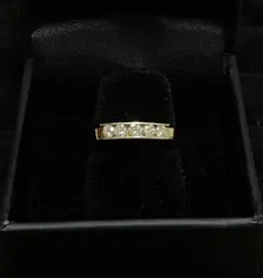 K18YG リング 12号 ダイヤモンド0.3ct 18金イエローゴールド