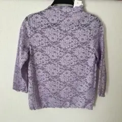 新品　タグ付き　GU レースメローT 7分袖　M