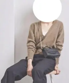ユナイテッドアローズ UBCB Vネック ショート カーディガン◆