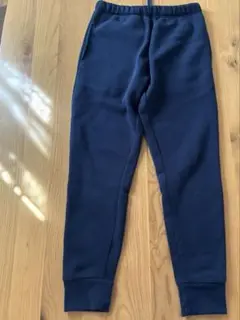 ネイビー濃紺　裏起毛スエットパンツ