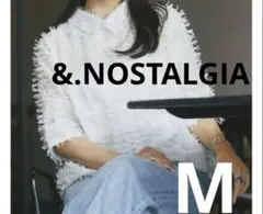&.NOSTALGIA ホワイト　ブラウス　M