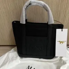 MAISON KITSUNÉ ブラックトートバッグ