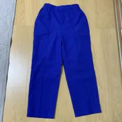 レディース　スラックス　ブルー