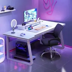 多用途 PC デスク（ゲーミング・学習・在宅勤務用 組み立て簡単）