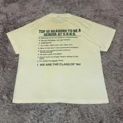 90's USA製 フェード シングルステッチ 卒業 記念 メモリアルTシャツ