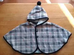 BURBERRY LONDONノバチェック ベビーケープ ポンチョ