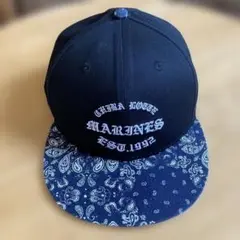 NEW ERA 9FIFTY スナップバックキャップ黒/青 千葉ロッテマリーンズ