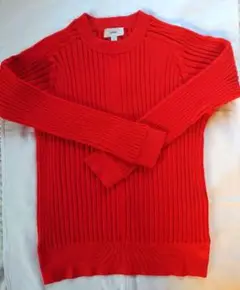 【HYKE】長袖ニット　レッド　size2