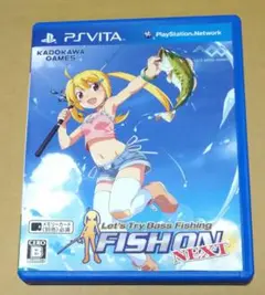 (未使用･未開封品)　Let&#39;s Try Bass Fishing FISH ON NEXT - PSVita 7z28pnb Let's Try Bass Fishing FISH ON NEXT』のDL版が10月10日から800