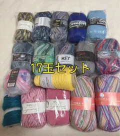 ソックヤーン17玉セット Opal/ショッペル/Wys/ユザワヤなど