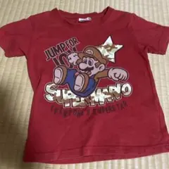 スーパーマリオ Tシャツ 110サイズ レッド