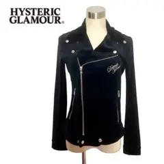 美品 ヒステリックグラマー ベロア ダブル ライダース ジャケット