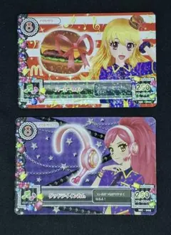 アイカツ！　プロモ　MC　バーガーリボン　グッドデイインカム　アクセ2枚セット