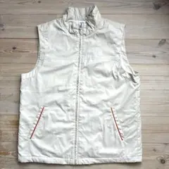 【美品】クレージュ sport futur 中綿ベスト 40サイズ ベージュ