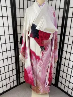 高級お振袖 長襦袢 袋帯 3点セット 裄丈長め 逸品美品