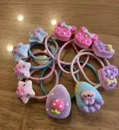 カラフル ヘアゴム 10個セット