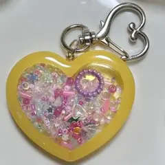 シェイカーキーホルダー シャカシャカキーホルダー レジン ハンドメイド ③