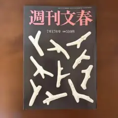 週刊文春 3322 7月17日号