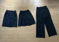 UNIQLO ユニクロ スラックス 1点 スカート 2点 スーツ 黒 3点セット